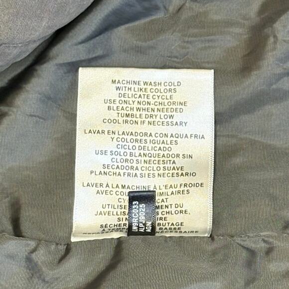 Levi's Hooded Anorak Jacket Women's M | Army Green Cotton Utility Parka - Picture 10 of 15